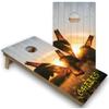 Skip's Garage Cheers All-Weather Cornhole Boards - PVC - Include Hole Lights view 1