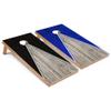 Skip's Garage Black and Royal Pyramid Corn Hole Set - All-Weather - Include Hole Lights view 1