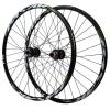 ZECHAO Thru-Axle 26/27.5/29 Inch Mountain Wheelset,Front 2 Rear 4 Bearings Mountain Bike Disc Brake Wheel for 7/8/9/10/11/12 Speed Cassette Wheelset (Color : Green, Size : 26inch) view 1