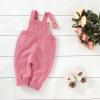 Girls Snow Pants Boys Clothes Babys Newborn Infants Girls Boys Solid Spring Winter Long Pants Knit (Pink, 12-18 Months) view 2