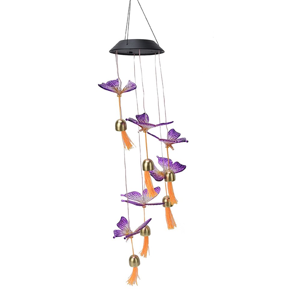 HangingbellCampanelli Eolici, Romantica Luce Solare Decorativa per Cortili Fattorie, Giardini per Bambini per Innamorati Amici per Terrazzi Balconi, Ponti