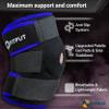 FITPUT Premium Knee Support Open Patella For Knee Pain Breathable Knee Cap Gym Workout Running Arthritis and Protection (Blue) view 3