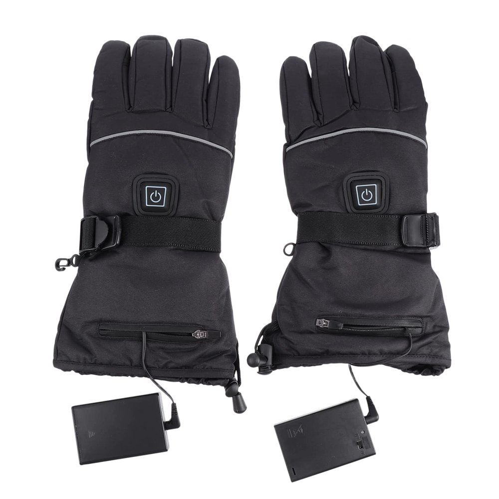 Heating Gloves for Skiing Thermal Gloves 5-Finger Coverage for Winter Sports for Patients