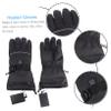 Heating Gloves for Skiing Thermal Gloves 5-Finger Coverage for Winter Sports for Patients view 4