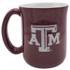 Boelter Brands NCAA Large 15oz Sculpted Cafe Mug with Raised Logo and Inner Color (Texas A&M Aggies) view 3
