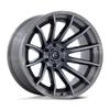 FUEL OFF-ROAD FC403 BURN 22X12 5X5.0 4.77-44mm GLOSS BLACK WITH BRUSHED GRAY TINT FACE & LIP - FC403BT22125044N view 2