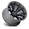 FUEL OFF-ROAD FC402 Catalyst 20X10 6X5.5 4.79-18mm Gloss Black with Brushed Gray Tint Face & Lip - FC402BT20106818N view 3