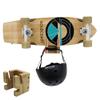 COR Surf Skateboard and Snowboard Wall Mount | Bamboo Skateboard Rack with Extra Storage Hook for Helmet or Bag view 1