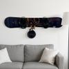 COR Surf Skateboard and Snowboard Wall Mount | Bamboo Skateboard Rack with Extra Storage Hook for Helmet or Bag view 2