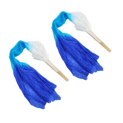 Airshi 1.5m Artificial Silk Belly Dance Fan, Artificial Silk Belly Dance Bamboo Fan Props for Square Dancing, Airshit6iuesyo5z