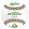 Rudolph Official Christmas Baseball of The Merry Leagues. Pitcher, Catcher, Batter Christmas Baseball Gift. (Snowball) view 2