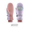 Cozy Gloves Women Winter Thickened Fleece Anti-Cold Riding Warm Outdoor Skiing One Finger Cotton Gloves 1 Pair Gift view 2