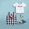 Mud Pie Baby Boys Casual Infant-and-Toddler-t-Shirts, Farm, Small US view 2