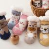Baby Socks Christmas Socks Toddler Boys Girls Infant Socks Soft Sole Non Slip Toddler Girl Socks (Yellow, 0-6 Months) view 4