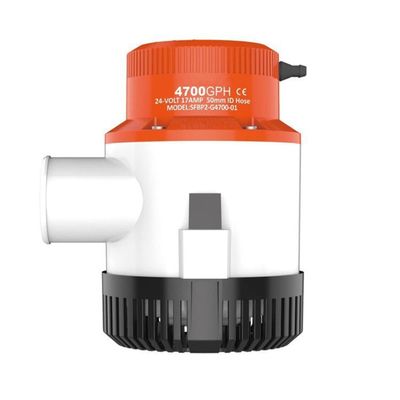 JOEBO Electric Submersible Pump Submersible Pump 24V 4700GPH High Flow Automatic Bilge Pump (Size : 12V 4700GPH)