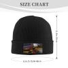 Vintage American Maryland State Flag USA America Beanie Winter Hat for Men Women Warm Knit Unisex Knitted Cuffed Skull Cap view 3