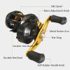 Baitcasting Reel,YIWENG Ultra Smooth 17 + 1 BB Baitcasting Fishing Reel Baitcaster 8kg Max Drag 8.0:1 Gear Ratio Magnet Braking System view 4