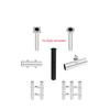 KTGCOZS Replace New New Black Color Fishing Rod Rack Holder Inner Sleeve Rod Pod Nylon Plastic Tube Liner view 3