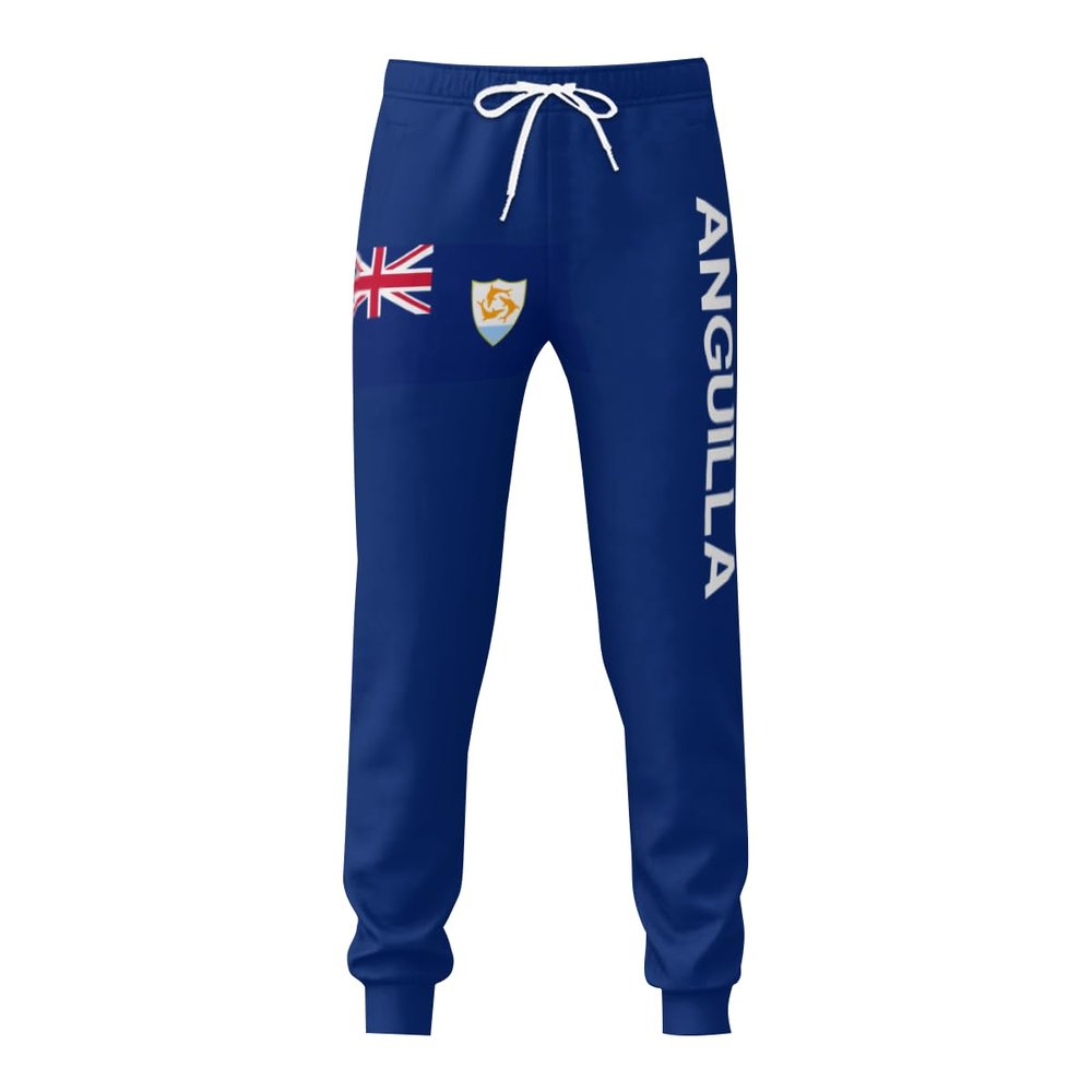 DABOYOZHZH Anguilla Flag Sweatpants 3D Printed Soft Jogger Long Pants Running for Men Sports Multicolor