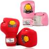 2 Pairs Cheerwing Kids Boxing Gloves 6oz Training Gloves for Youth and Toddler Punching Mitts Kickboxing Muay Thai Gloves (Red and Pink) view 1