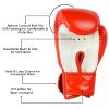 2 Pairs Cheerwing Kids Boxing Gloves 6oz Training Gloves for Youth and Toddler Punching Mitts Kickboxing Muay Thai Gloves (Red and Pink) view 3