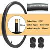 24/26/27.5 X 1.95 Inch Folding Bike Tires with 3mm Anti Puncture Proof Protection for Mountain Bicycles (27.5X1.95 2 Tires 2 Tubes) view 2