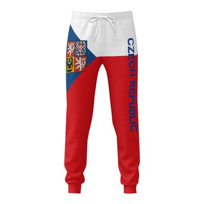DABOYOZHZH Czech Republic Flag Sweatpants 3D Printed Soft Jogger Long Pants Running for Men Sports Multicolor