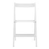  BOR BOL Collection Living Italian Chair, White, Natural Wood, Designer, Stylish, Folding Chair, Dining Chair, Imported, Interior, Finished Product, Cafe Chair, Space Saving view 2