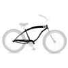MICARGI Tracer 26-inch Slugo Stretch Cruiser Bike Frame Chopper Bike Steel Frame, with Chain Guard for Single Speed Coaster Brake (bk) view 1