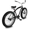 MICARGI Tracer 26-inch Slugo Stretch Cruiser Bike Frame Chopper Bike Steel Frame, with Chain Guard for Single Speed Coaster Brake (bk) view 4