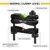 CVLIFE Scope Level Scope Leveling Kit with Heavy Duty Construction, Scope Leveling Tool with 2 Magnetic Universal Level Bubbles, Black view 2