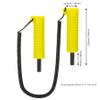 Ice Fishing Picks Retractable Portable Ice Pick Flexible Ice Fishing Safety Pick Ice Fishing Emergency Gear Ice Fishing Saw Portable Ice Pick for Skating Sled Walking on Ice Protection Yellow view 3