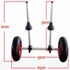 Kayak Trolley Kayak and Canoe Trolley Kayak Cart Canoe Carrier Trolley Foldable Heavy-Duty Kayak Trolley for Carrying Kayaks Canoes Paddleboards Float Mats Ect view 3