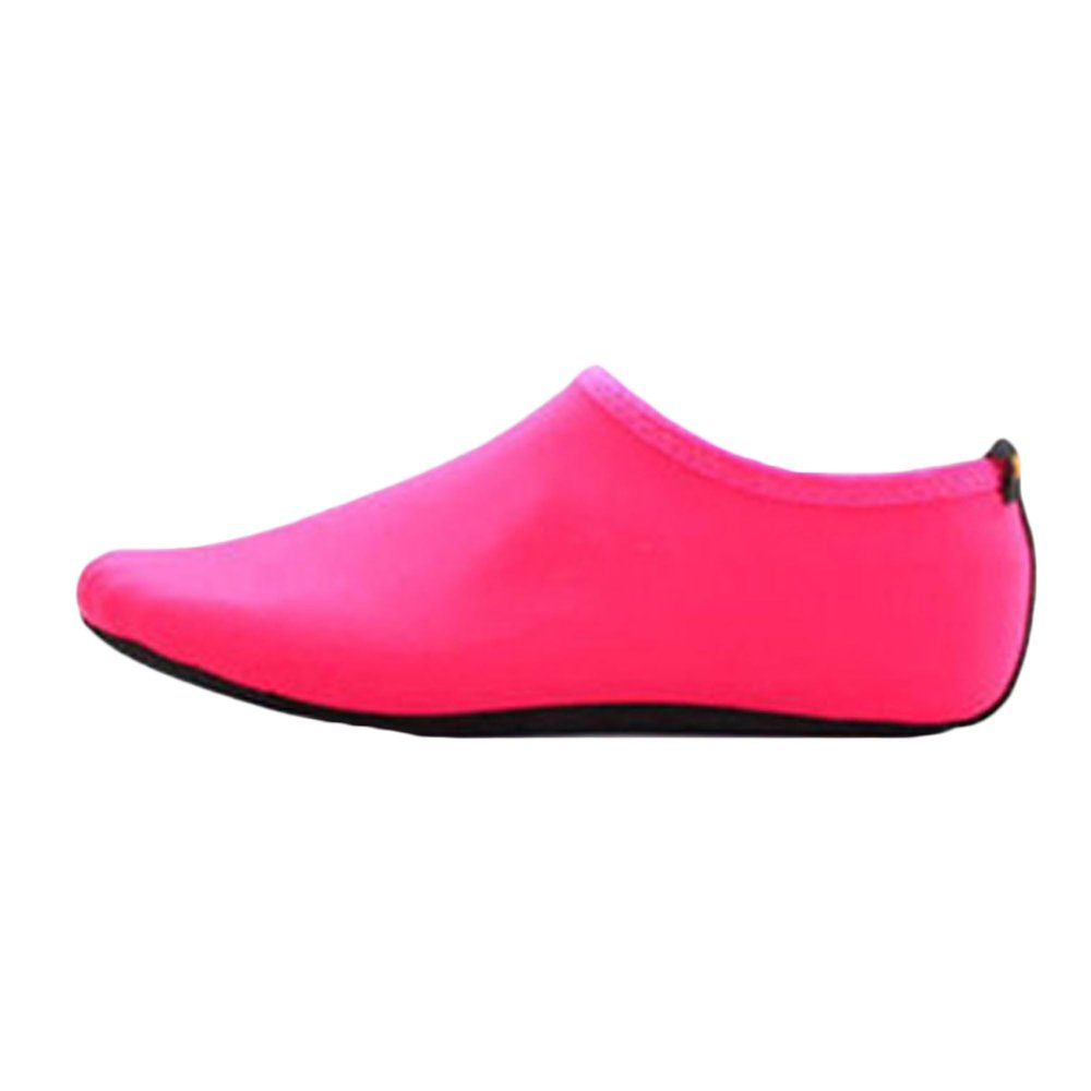 Dressnu Water Shoes Snorkeling Shoes Swimming Diving Socks Swimming Non-Slip Pink XL