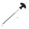 4Pcs Metal Ground Nails, Heavy Duty Camping Climbing Tent Peg Stakes for Outdoor Activities view 4
