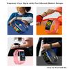 ENGERWALL Watch Band ONLY for Fitness Tracker S5, Replacement Bands Fit for Runmefit S5 Fitness Tracker Smart Watch (Blue + Black) view 2