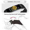 ENGERWALL Watch Band ONLY for Fitness Tracker S5, Replacement Bands Fit for Runmefit S5 Fitness Tracker Smart Watch (Blue + Black) view 4