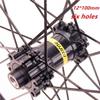 Bicycle Wheel Group 26 Inch Road Bicycle Wheels with Aluminum Wheels for Front and Rear Wheels of Bicycles, Suitable for 8/10/10/11 Flywheels (Color : 26" Barrel Shaft Version.) view 2