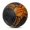 Vector X Street Soccer Rubber Moulded Machine Stitched Football|Training|Match|Sports|Practice|Indoor & Outdoor|Durable & Water-Resistant Soccer ball for Youth, Men, Adult (Black-Orange+Pump) Size : 5 view 2