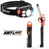 Anylight Foldable Light Upgrade & Rechargeable LED Headlamp,Rechargeable Flashlight,Foldable Magnetic Light for Car Repair for Repairing, Running, Camping, Hiking view 1