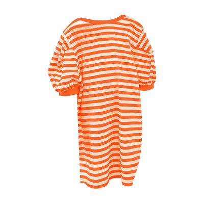 EnJoCho Toddler Patchwork Sundress Little Girls T Shirt Striped Mid Sleeve Long Sweater Dress for 3 to 8 Years (A#fd, 5-6 Years)