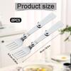 BOXOB 2pcs Silver Stainless Steel Folding Forks, 6.3 Inch, Compatible with THERMOS FUNTAINER 16 Oz Food Jar, Dishwasher Safe, Camping Flatware view 2