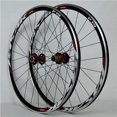 Bicycle Wheel Group 700C Road Bicycle Wheel Set, C-Ring Brake, C-Brake, V-Brake, 30MM Hybrid Mountain Wheel Rim, Suitable for 7-10 Speeds (Color : A, Size : 700C)