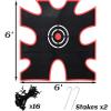Doubleriver 6 x 6 ft Lacrosse Shooting Target Tarp Goal Sheet view 2