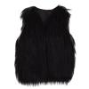 Kids Baby Girls Children Winter Faux- Coat Jacket Thick Warm Outwear Clothes Toddler Christmas (Black, 2-3 Years) view 1