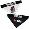 Pets First NBA Dog Bandana -Portland Trailblazers Reversible Bandana. 2 Sided Home & Away Sports Bandana with a Premium Embroidery Team Logo, Large/X-Large view 1
