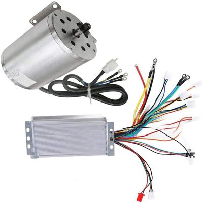 YC Yier 48V 1800W Electric Brushless DC Motor T8F 9 Teeth with Speed Controller DIY Parts for Scooter E Bike Go Kart Bicycle Tricycle Drift Trike ATV Quad Buggy Mini Pit Dirt Bike Razor 4 Wheeler