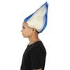 HPO Adult Unisex Pointy Troll White and Blue Wig, Perfect for Halloween, Flame-retardant Synthetic Fiber view 4