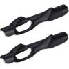 RoundFunny 2 Pack Golf Grip Trainer Attachment for Improving Hand Positioning on Club Right Handed Golf Swing Trainer for Kids and Woman Beginner Learn Correct Grip Posture(Black) view 1