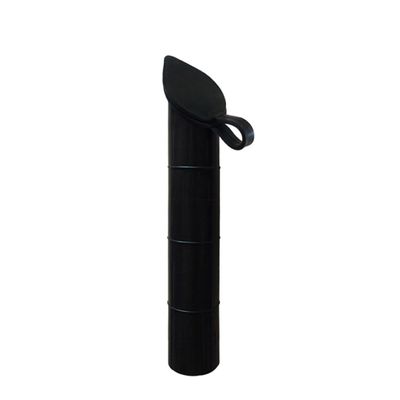 KTGCOZS Replace new Black color 30 degree Fishing Rod racks holder Inner Sleeve Rod Pod Rubber Cap Tube Liner